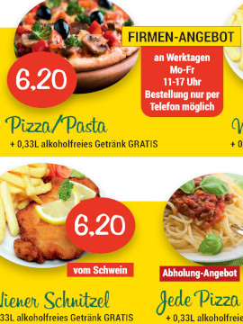 Beispiel Restaurant Werbung